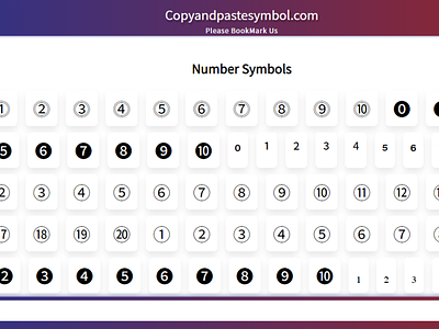 Number Symbols cool symbol coolsymbols copy and paste symbols number symbols numbers symbol symbols textsymbols