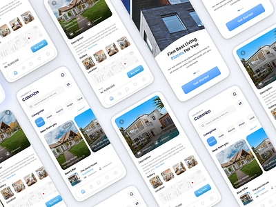 Home Sell And Rent Mobile App User Interface Design