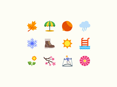Color Icons: Seasons