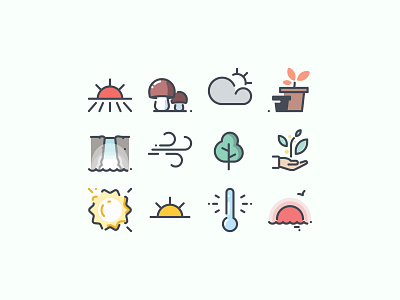 Spring Pastel Icons