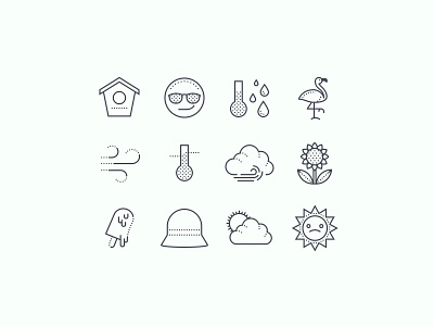 Dotted Spring Icons design design tools flat design graphic design icon design icon pack icon set icon spring icons illustrator nature outline icons outline illustration seasons spring ui ux vector vector art web design