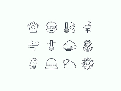 Dotted Spring Icons