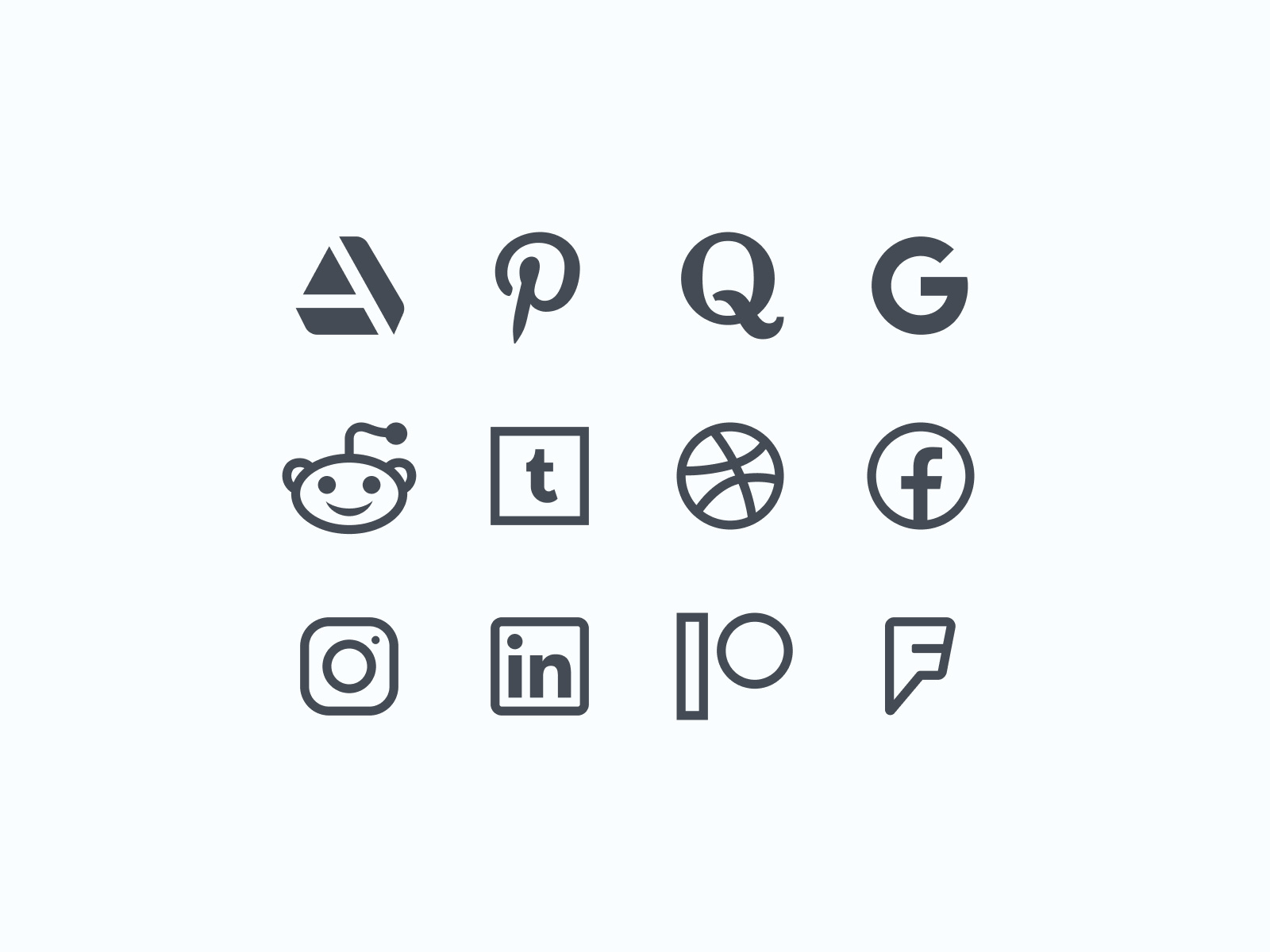 Social Logos in Windows 10 Style by Icons8 on Dribbble