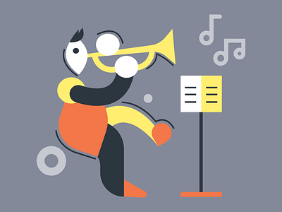 Do you even trumpet bro? flat design graphic design illustration vector vector art