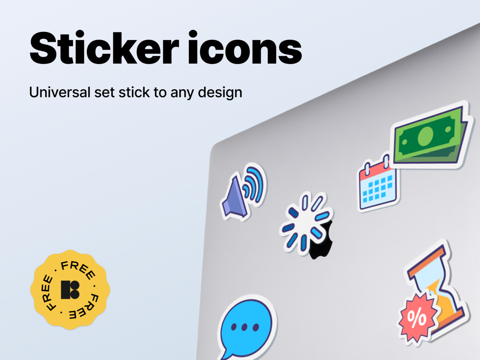 Free sticker icons calendar design design tools free freebie graphic design icons money sale speech bubble ui