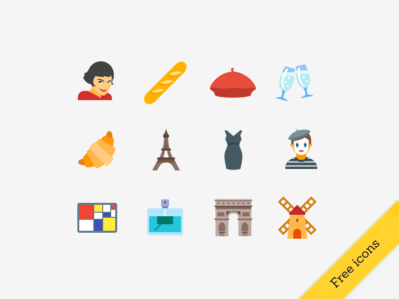 Free French icons freebie french icons