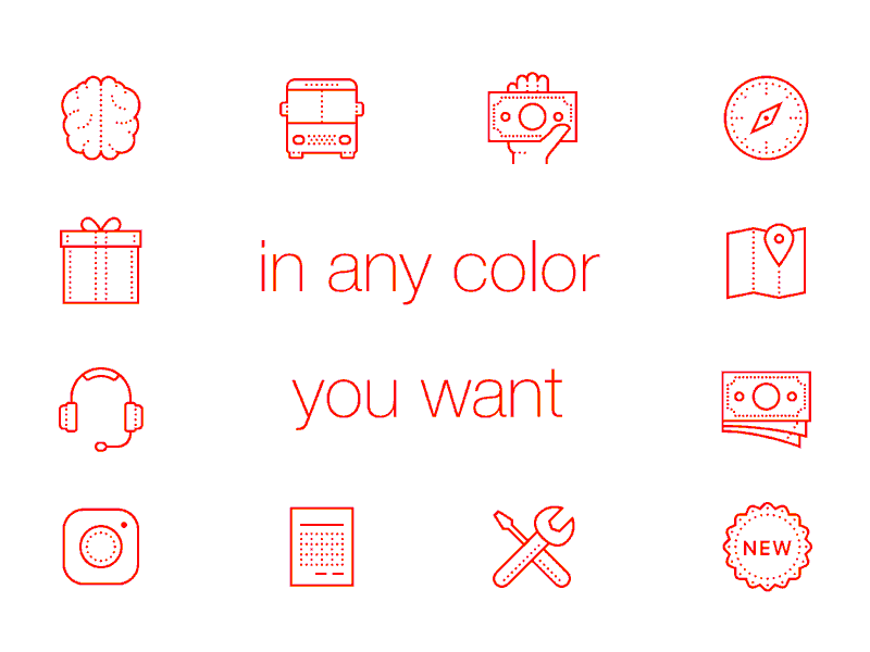 Dotted Icons - New Icon Style and a Freebie