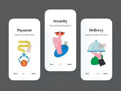 Interface Illustrations in Mobile UI