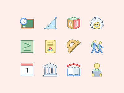 Office Education Icons