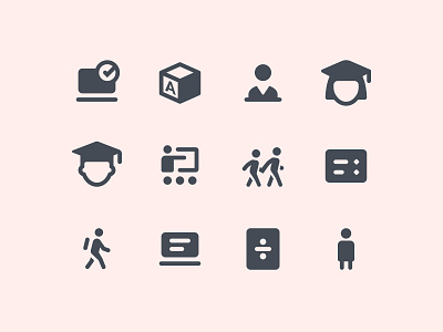 Material Rounded Education Icons android design design tools education flat design graphic design icon pack icon set icons icons design material material icons school study ui user experience user interface ux vector web design