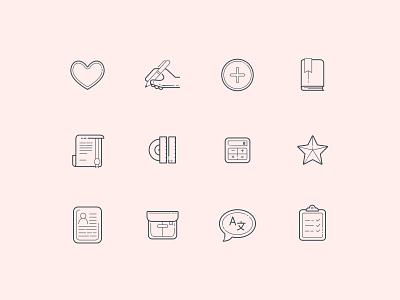 Hand Drawn School and Education Icons design design tools education flat design graphic design hand drawn icon design icon pack icon set icons icons design illustration illustrator outline icons outline illustration school ui ux vector art web design