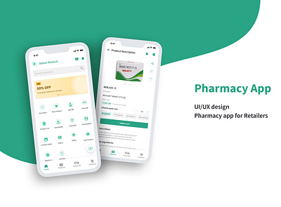 Pharmacy App branding graphic design illustration ui ux
