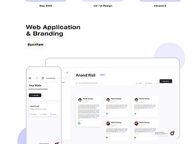 Buzzfam UX/UI case study animation branding design graphic design illustration logo typography ui ux vector
