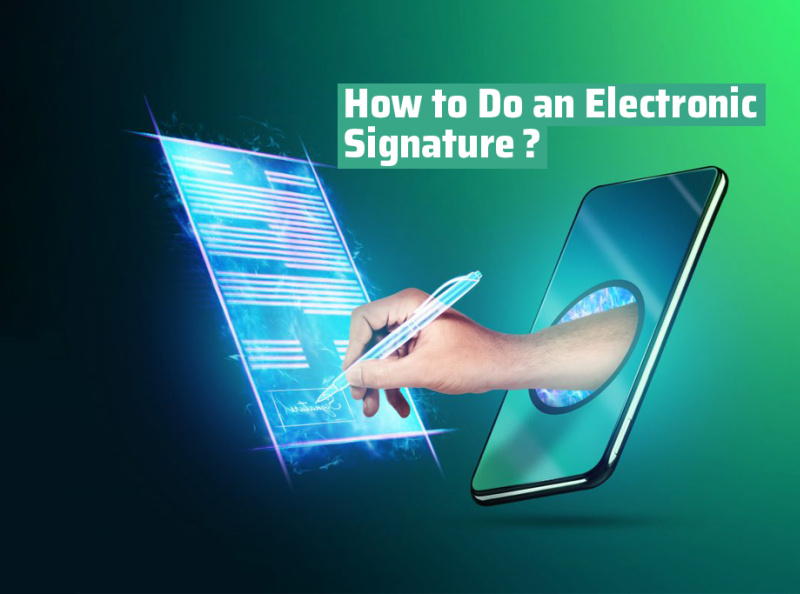 How to Do an Electronic Signature? by Groovy  on Dribbble