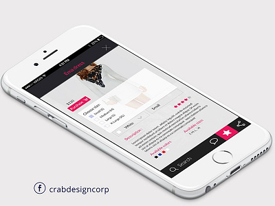 Fashion App app business fashion flat interface ios iphone mobile modern psd ui ux