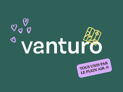 Vanturo - Nomad Travel App app art direction branding figma illustrator logo mobile roadtrips travel ui ux