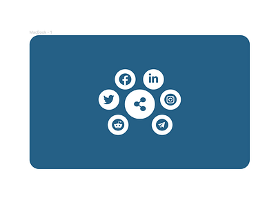 Social share icons - Day 010