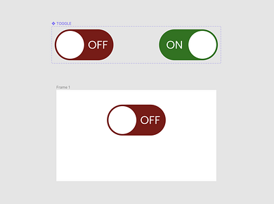 ON / OFF Switch - Day 015 dailyui design ui ux