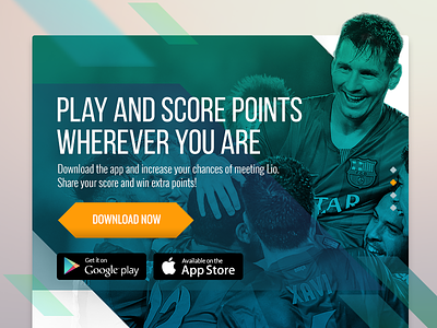 Play Messi - Download App liomessi messi play ui uiux uiuxdesign userinterface ux uxui web webdesign