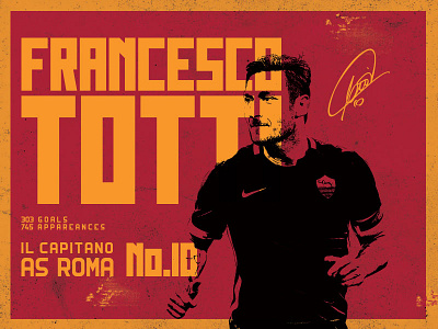 Il Capitano as roma football soccer sports totti