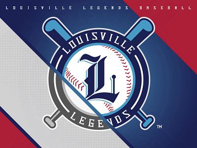 Louisville Legends Baseball baseball design graphic logo sports