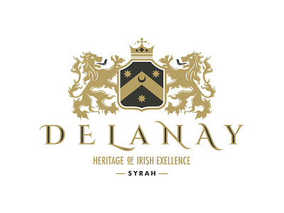 Delanay Syrah irish logo wine