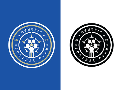 Genesis Football Club badge football logo soccer sports