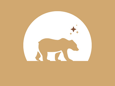 Walking Bear Part 2 bear design illustration logo