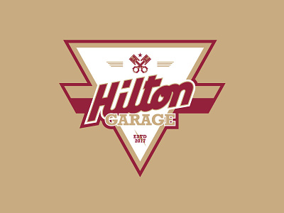 Hilton garage Pt.1 auto cars logo shop type typography vintage