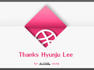 First shot dribbble invite first shot hyunju lee