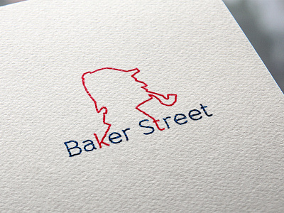 Baker Street Logo baker street brand logo sherlock holmes