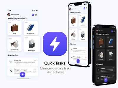 Task manager mobile app design figma figma design figmadesign hire me inspiration logo mobile mobile app mobile design mobile ui mobile uiux purple blue color mobile app task manager to do list ui user interface