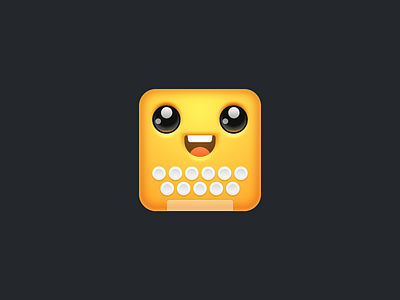 Emoji & Keyboard 😂 app cute emoji icon keyboard yeallow