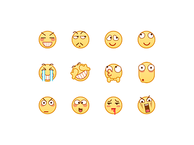 Kmoji2 angry crazy depression emoji foolish funny guilty kika shy sticker