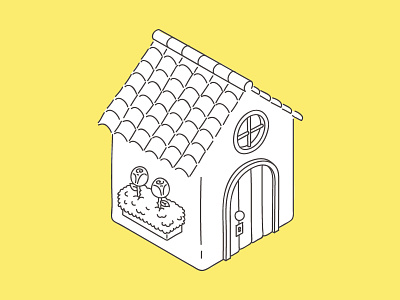 Home :) design home house illustration isometric