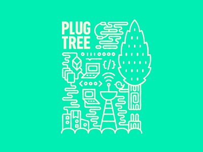 Plugtree design illustration plugtree software development technology