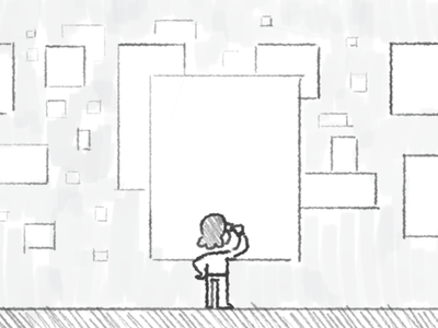 "Paper" first android design game illustration intro ios storyboard