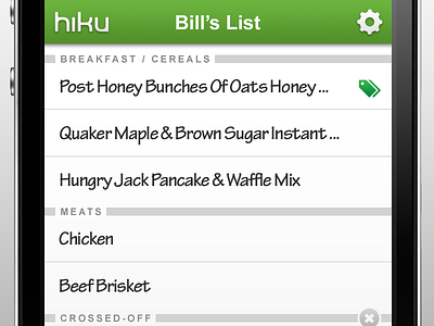 Hiku Mobile App app design mobile ui