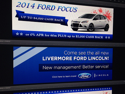 Ford Lincoln Livermore Web Banners
