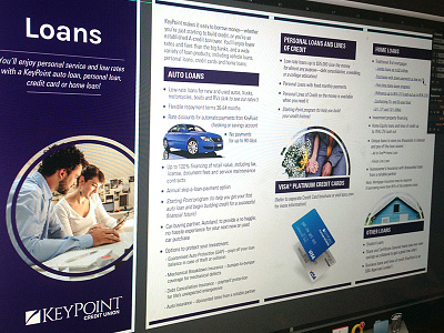 KeyPoint Loans Brochure auto brochure car content credit card home imagery loans mortgage personal