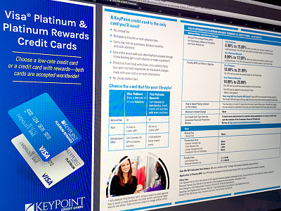 KeyPoint Credit Card Brochure brochure credit cards disclosures imagery keypoint print