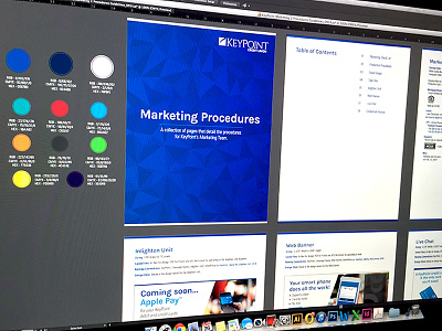 KeyPoint Marketing Procedures branding guideline illustrator keypoint marketing mobile print procedures web
