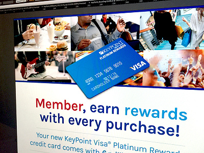 KeyPoint Rewards Credit Card Email banner collage credit card email imagery keypoint rewards