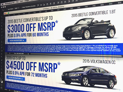 Tracy VW Web Banners banner car sale vehicle vw web banners