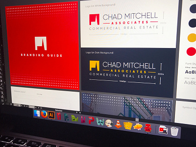 Branding for Real Estate Company branding color font guide imagery layout logo palette website