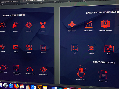 Xilinx Branding Icons branding color design icon illustration imagery mobile ui ux vector website