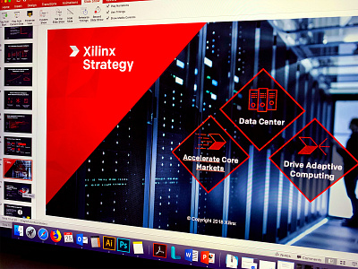 Xilinx Power Point Slides branding color corporate design icon animation icons illustration imagery interface power point strategy