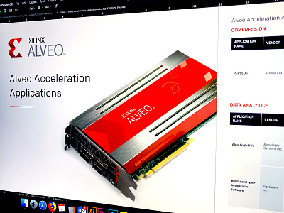 Xilinx Alveo Acceleration Applications