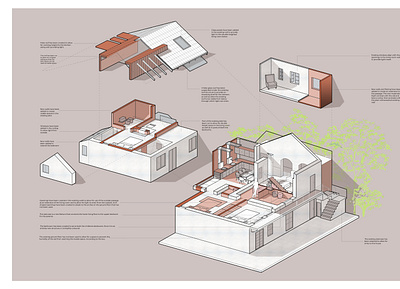 NeOld 3d architecture design graphic design illustration interior interiordesign model