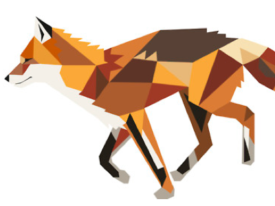 Fox digital fox illustration